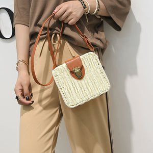 Square Straw Bag