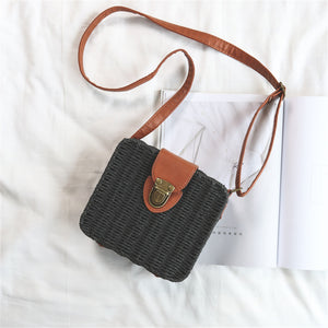 Square Straw Bag