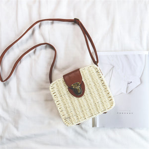 Square Straw Bag