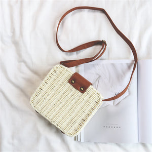 Square Straw Bag