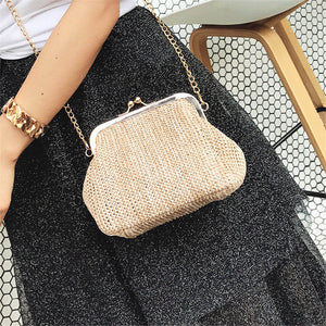 Kiss Lock Shoulder Bag