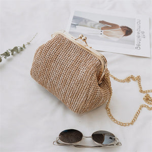 Kiss Lock Shoulder Bag