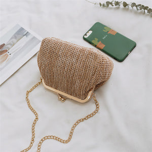 Kiss Lock Shoulder Bag